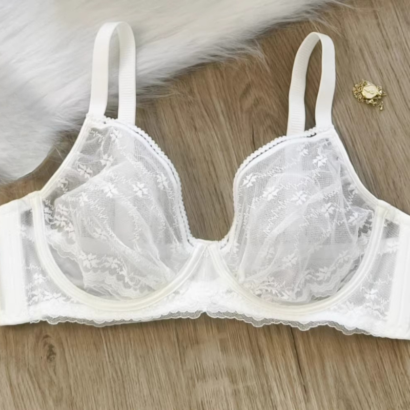 Mastectomy Bra Pocket - Soutien-gorge minimisant Pure Desire, dentelle ultra-fine